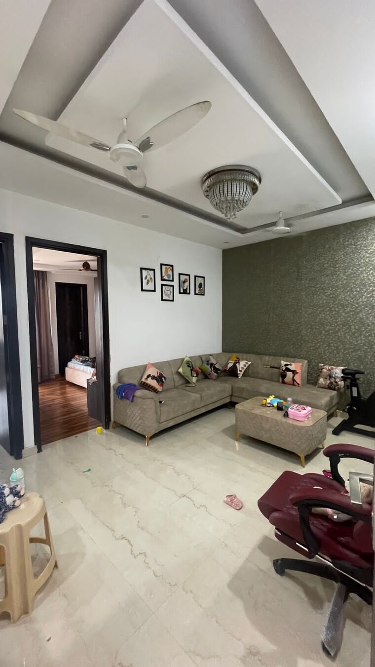 Living Room, motia-blue-ridge 3 Bedroom 1100 Sq.Ft. Builder Floor In Dhakoli Village Zirakpur 8412200
