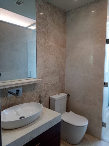 Bathroom in 3 BHK Apartment at Indiabulls Blu, Worli – for Rent