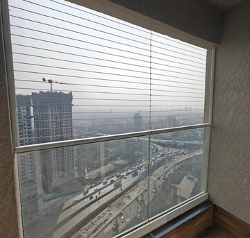 Balcony in 2 BHK Apartment at Ashar Axis, Majiwada – for Rent