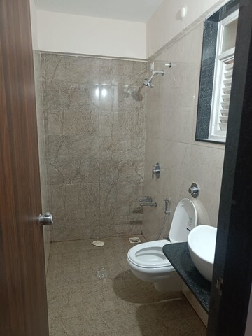 Bathroom in 2 BHK Apartment at Wadhwani Om Mangalam Chaitanya, Ravet – for Rent
