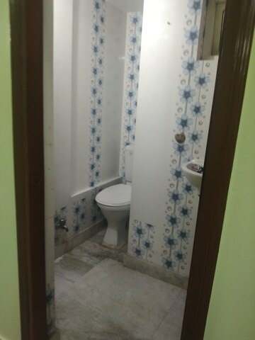 Bathroom in 2 BHK Builder Floor at Shakti Khand – for Rent