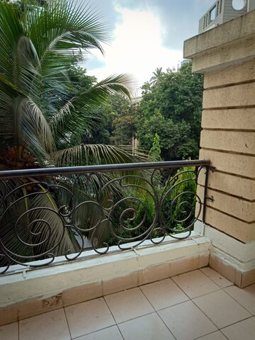 Balcony in 3 BHK Apartment at Vallabh Bhuvan, Vile Parle West – for Rent