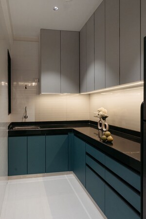 Kitchen in 1 BHK Apartment at Rushabh Arihant CHS, Andheri West – for Sale