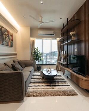 Living Room in 1 BHK Apartment at Rushabh Arihant CHS, Andheri West – for Sale