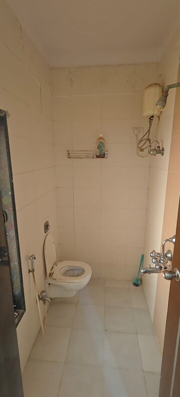 Bathroom in 3 BHK Apartment at Seawoods – for Rent