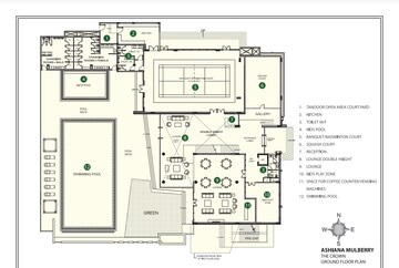 Floor Plan in 3 BHK Apartment at Sohna Sector 2 – for Sale