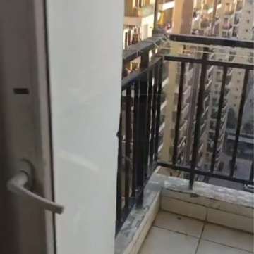 Balcony in 2 BHK Apartment at Panchsheel Greens II, Panchsheel Green – for Sale