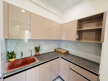 Kitchen in 1 RK Builder Floor at Sushant Lok I – for Rent