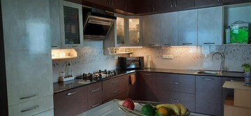 Kitchen in 3 BHK Apartment at Karle Zenith Residence, Nagavara – for Rent