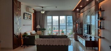 Living Room in 3 BHK Apartment at Karle Zenith Residence, Nagavara – for Rent