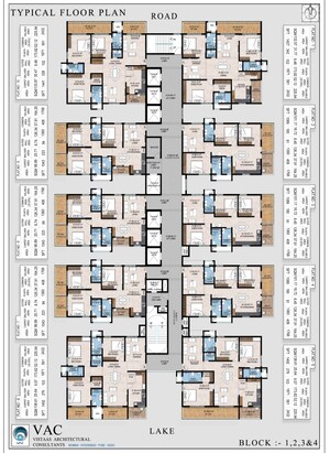 Floor Plan in 3 BHK Apartment at Bachupally – for Sale