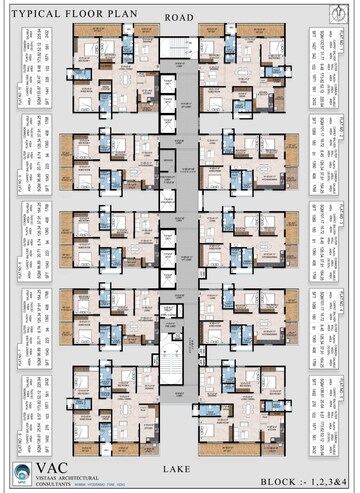 Floor Plan in 3 BHK Apartment at Bachupally – for Sale