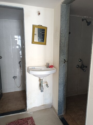 Bathroom in 1 BHK Apartment at Kingston Tower, Vasai West – for Sale