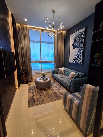 Living Room in 1 BHK Apartment at Hiranandani Fortune City, New Panvel – for Sale