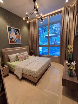 Living Room in 2 BHK Apartment at Hiranandani Fortune City, New Panvel – for Sale