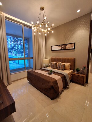 Living Room in 2 BHK Apartment at Hiranandani Fortune City, New Panvel – for Sale