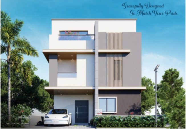 4 BHK + Pooja Room,Study Room,Extra Room Villa For Sale in Mayra Villa Patti Kollur 