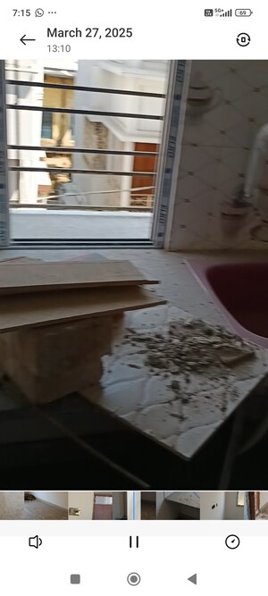 Balcony in 3 BHK Builder Floor at Shibpur – for Sale