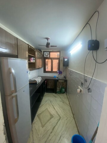 Kitchen in 3 BHK Apartment at Palm Residency Chhatarpur, Chattarpur – for Rent
