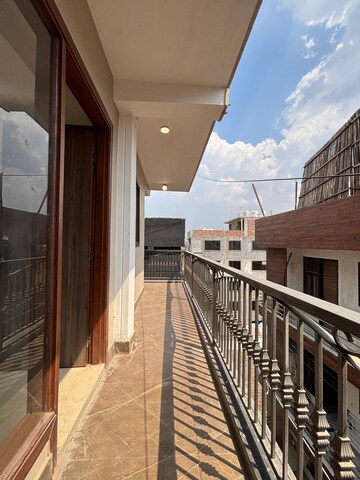 Balcony in 3 BHK Apartment at Palm Residency Chhatarpur, Chattarpur – for Rent