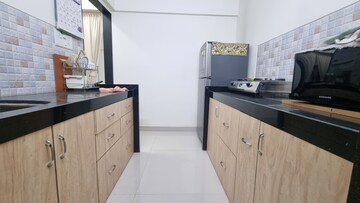 Kitchen in 1 BHK Apartment at Lotus Link Square, Malad West – for Rent