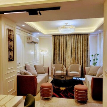 Living Room in 3 BHK Apartment at Bollywood Esencia, Ghazipur – for Sale