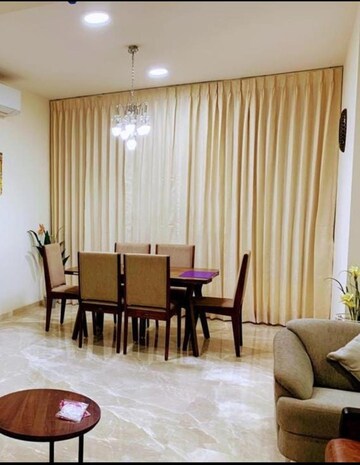 Living Room in 2.5 BHK Apartment at Piramal Vaikunth, Balkum Pada – for Rent
