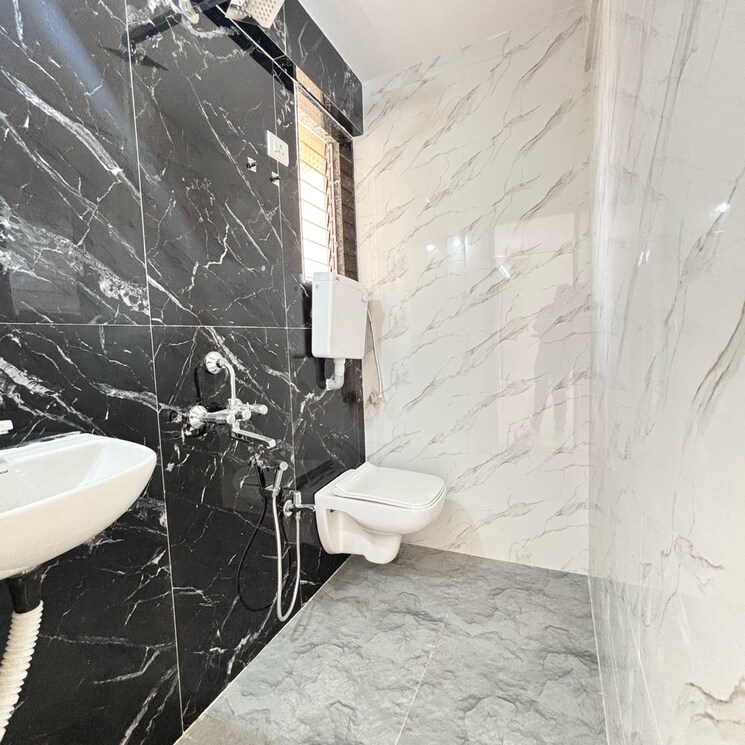 Attached Bathroom, pushpak nagar 1 Bedroom 695 Sq.Ft. Apartment In Pushpak Nagar Navi Mumbai 8414029