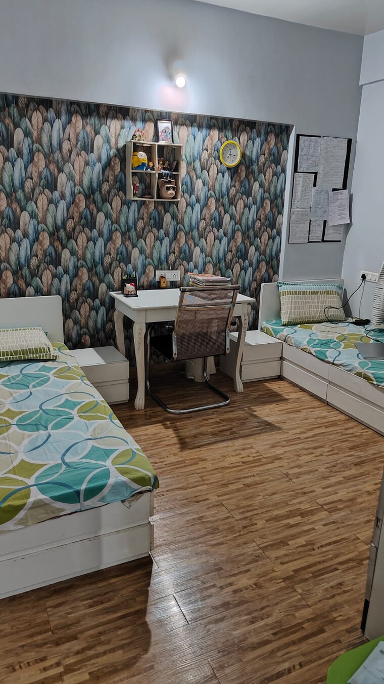 Master Bedroom, akashganga-apartment 2.5 Bedroom 1380 Sq.Ft. Apartment In Pimpri Chinchwad Pcmc Pune 8414031