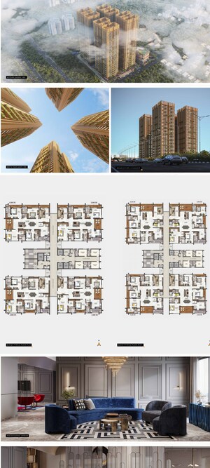 Master Plan in 4 BHK Apartment at DSR Skymarq, Puppalaguda – for Sale