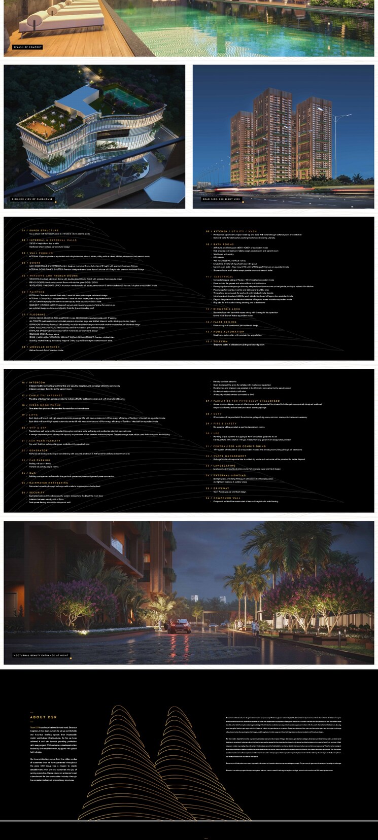 Exterior View, dsr-skymarq 4 Bedroom 5454 Sq.Ft. Apartment In Puppalaguda Hyderabad 8414070