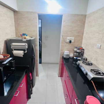 Kitchen in 1 BHK Apartment at Mayuresh Residency Mumbai, Sonapur – for Rent