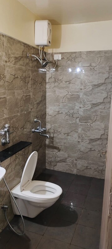 Bathroom in 1 RK Apartment at Nyati Elysia, Kharadi – for Rent
