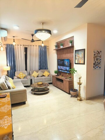Living Room in 2 BHK Apartment at Lodha Sterling, Kolshet Road – for Sale