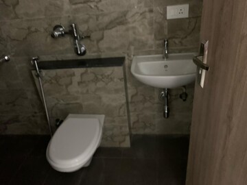 Bathroom in 1 RK Apartment at Nyati Elysia, Kharadi – for Rent