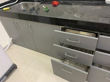 Kitchen in 1 RK Apartment at Nyati Elysia, Kharadi – for Rent