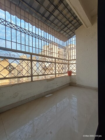 Balcony in 1 BHK Apartment at Tulsi Aura Mumbai, Ghansoli – for Rent
