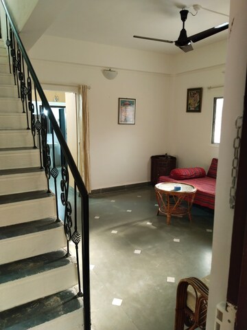Staircase in 1.5 BHK Villa at Shalini Heights, Shivajinagar – for Rent