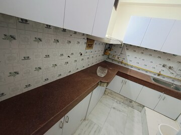 Kitchen in 2 BHK Builder Floor at Malviya Nagar – for Rent