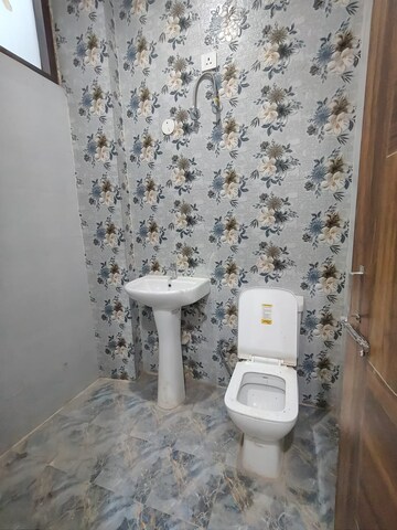 Bathroom in 3 BHK Apartment at Gmada Aerocity – for Rent