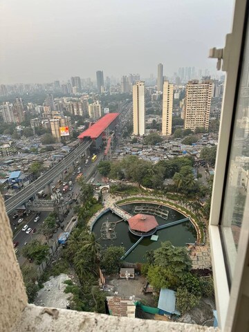 Balcony in 1 BHK Apartment at Omkar Signet, Malad East – for Rent