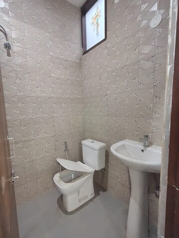 Bathroom in 3 BHK Apartment at Gmada Aerocity – for Rent