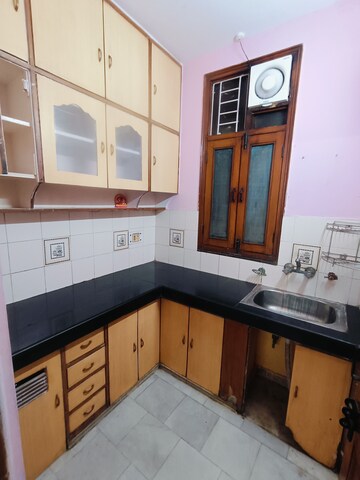 Kitchen in 2 BHK Builder Floor at Malviya Nagar – for Rent
