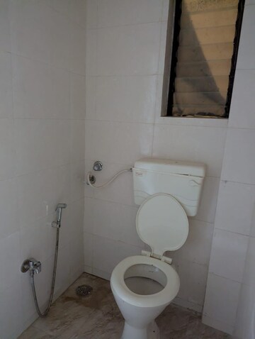 Bathroom in 2 BHK Apartment at Omkar CHS Kamothe, Kamothe – for Rent
