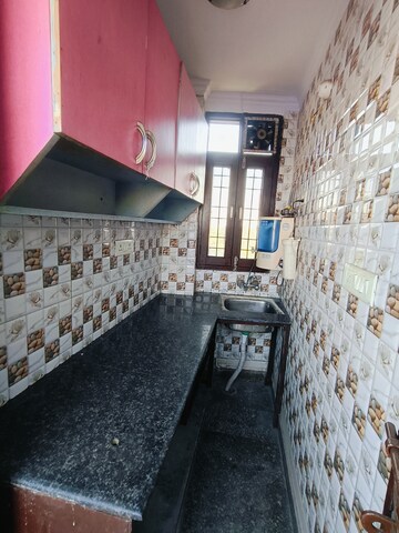 Kitchen in 1 RK Builder Floor at Malviya Nagar – for Rent