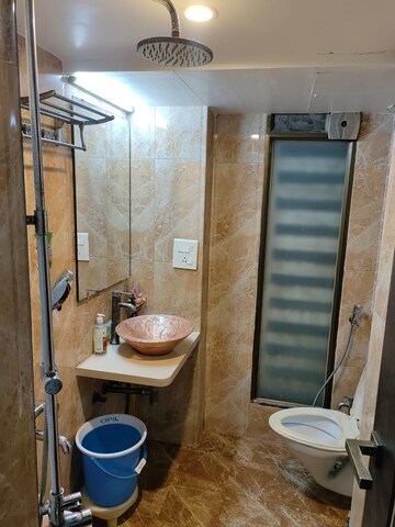 Bathroom in 2 BHK Apartment at Sunrise CHS Kamothe, Kamothe – for Rent