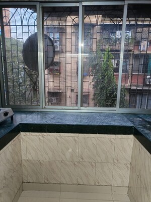 Balcony in 3 BHK Apartment at Dhawalgiri Apartments, Goregaon East – for Sale