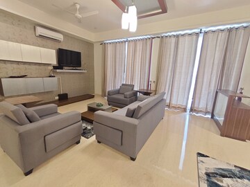 Master Bedroom in 4 BHK Apartment at Emaar The Palm Springs, Sector 54 – for Rent