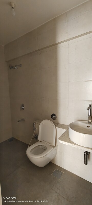 Bathroom in 2 BHK Apartment at Sugee Atharva, Prabhadevi – for Rent