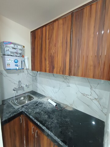 Kitchen in 1 RK Builder Floor at Ansal Sushant Apartments, Sushant Lok I – for Rent